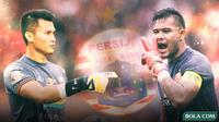 Shahar Ginanjar x Andritany Kiper Persija Jakarta (Bola.com/Adreanus Titus)