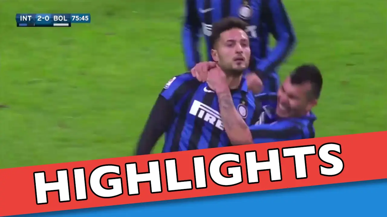 Inter Milan vs Bologna 2-1: Danilo D'Ambrosio bawa Inter Menang