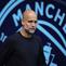 Pep Guardiola pada laga Man City vs Tottenham di pekan ke-2 Premier League 2025/2026 (c) AP Photo/Dave Thompson