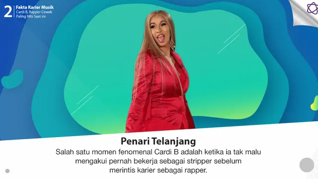 Infografis Cardi B 2