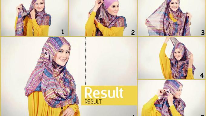 3 Tutorial Hijab Pashmina Sifon Fashion Fimelacom