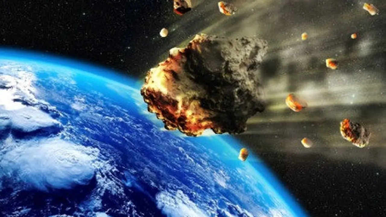ilustrasi asteroid.