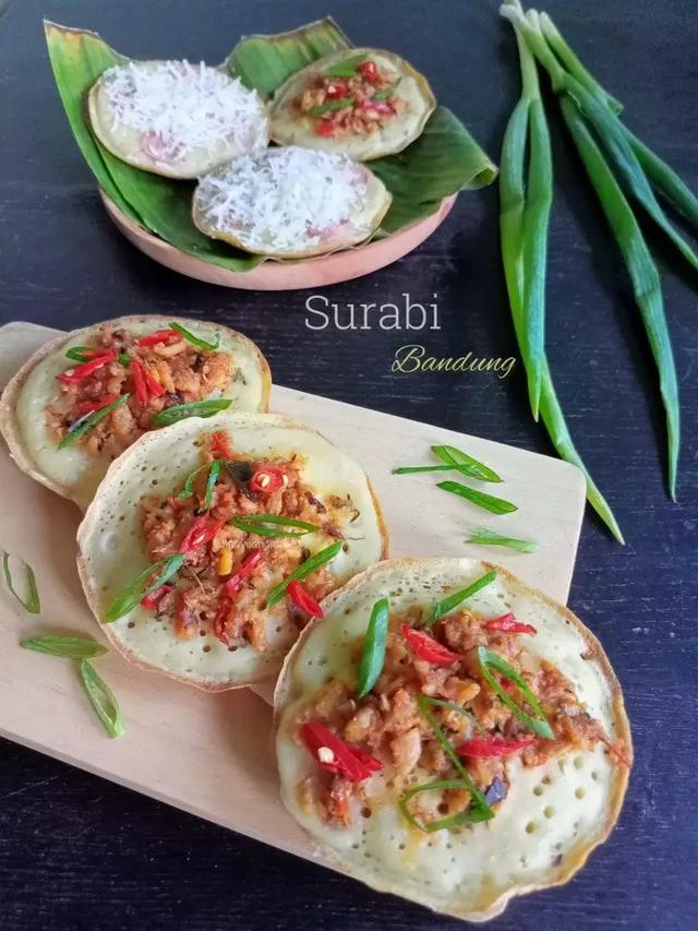 Resep serabi Bandung aneka topping. (dok. Cookpad @cook_12377473)