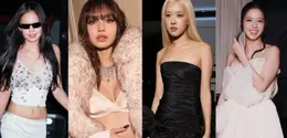 Jika di karpet merah mereka mengusung tema artistik yang dramatis, maka di sesi kedua ini, Jennie Kim, Lisa, Jisoo, dan Rosé tampil dengan gaya yang lebih santai, sensual, namun tetap high fashion.  [@voguehongkong].