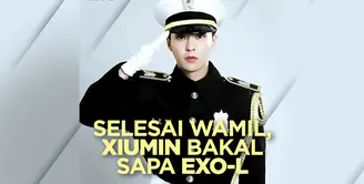 Xiumin EXO Selesai Wamil dan Bakal Sapa EXO-L di V LIVE