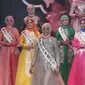 Ajang pencarian bakat Puteri Muslimah 2017 di Studio 6 Emtek City, Jakarta, Senin (8/5/2017). (Liputan6.com/Herman Zakharia)