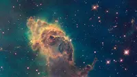 Peneliti The European Space Agency (ESA) melihat adanya penampakan Nebula pada lapisan terluar jajaran bintang Abell 78 di luar angkasa