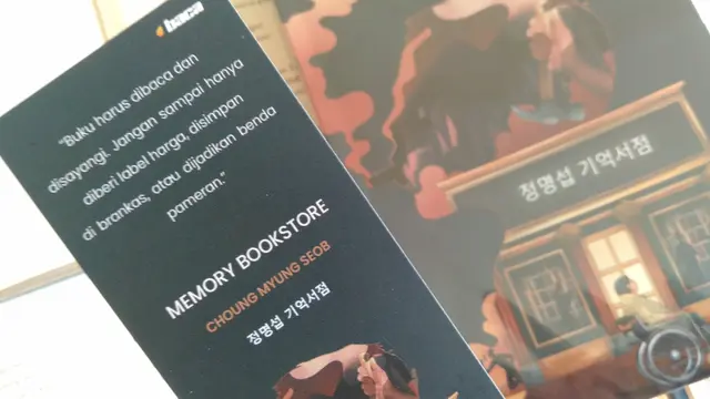 Review Buku Novel Memory Bookstore./Copyright Endah
