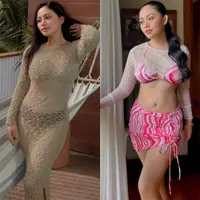 Lihat di sini beberapa potret gaya berani Rachel Vennya pakai outfit menerawang.