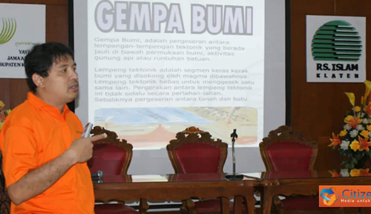 Citizen6, Klaten: Tujuan diadakannya kegiatan ini adalah agar karyawan mampu melakukan tindakan bila terjadi bencana di RS sehingga mampu mengarahkan pasien, keluarga opasien, pengunjung RS pada area yang tepat. (Pengirim: Agus Susanto)