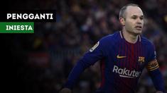 Andres Iniesta mengalami cedera hamstring saat Barcelona kalahkan Atletico Madrid 1-0.