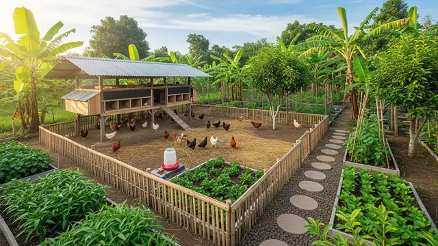 4 Desain Kandang Ayam Permaculture Modern, Efisien dan Ramah Lingkungan