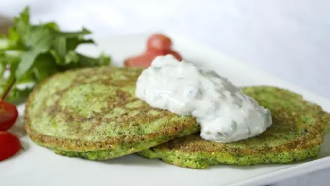 Brokoli bisa kamu olah jadi pancake yang sehat dan lezat/copyright: beyondthepeel