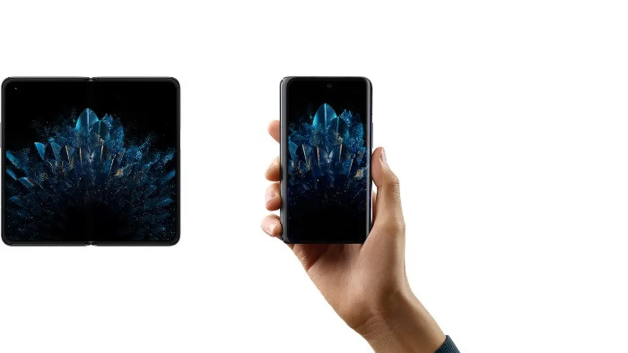 Tampilan smartphone lipat pertama Oppo, Oppo Find N (Dok. Oppo Indonesia)