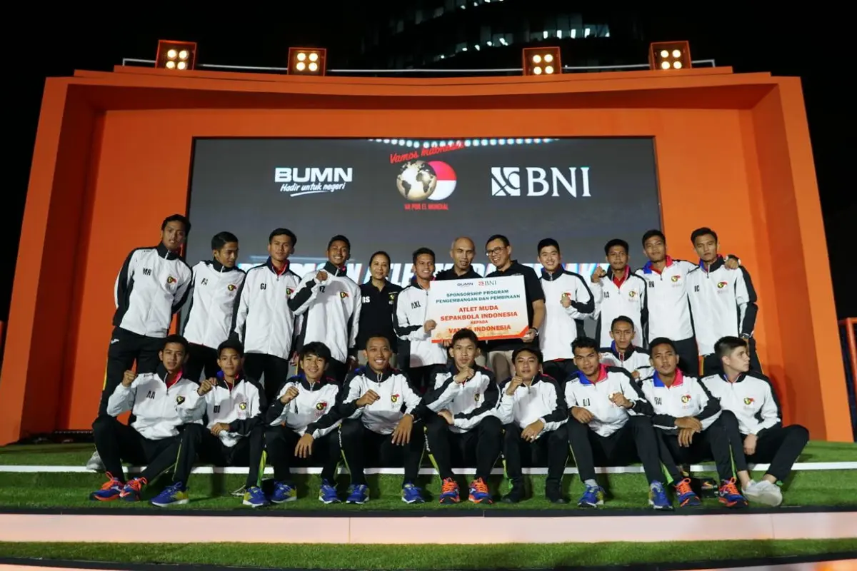 BNI Berangkatkan 19 Pesepakbola ke Spanyol