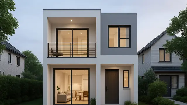 7 Desain Rumah 6x12 2 Lantai dengan 3 Kamar, Nyaman untuk Keluarga Modern