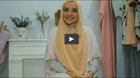 Tutorial Gaya Hijab Bahan Ceruti Menjuntai dari Ria Miranda