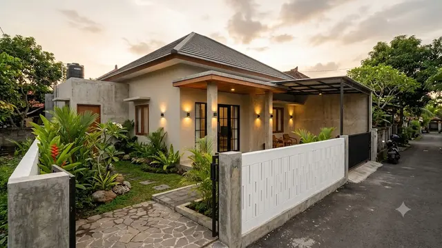 Ide Pagar Sederhana dari Batu Bata
