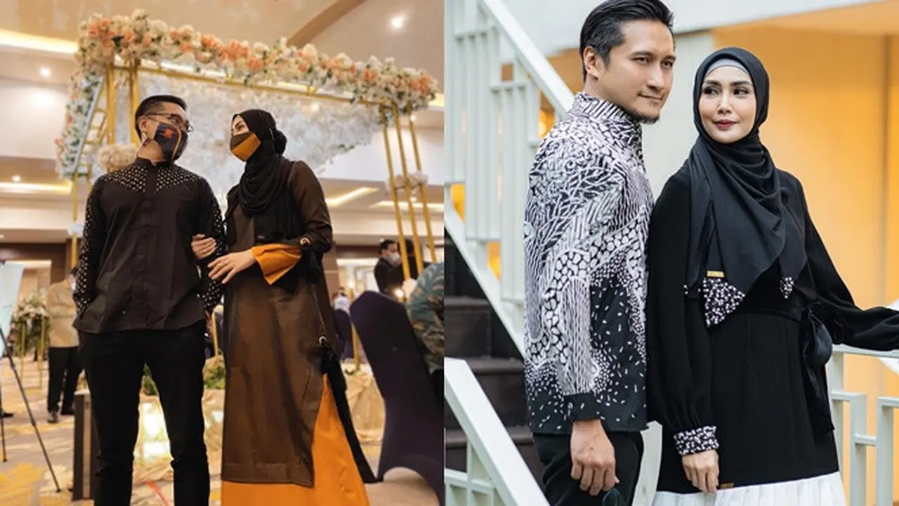 6 Potret Romantis Arie Untung dan Fenita Arie Pakai Baju Couple, Tampil Kompak