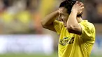 Villarreal's Santi Cazorla reacts during a UEFA cup return leg football match against Zenit at the Madrigal stadium in Villarreal on February 21, 2008. AFP PHOTO/DIEGO TUSON