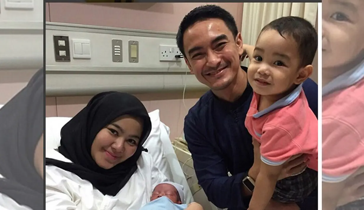 Artis yang kini menjabat Gubernur Jambi, Zumi Zola tengah berbahagia. Sherrine, istrinya baru saja melahirkan seorang anak di bulan suci Ramadan. (dok. Instagram)