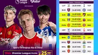 Jadwal Liga Inggris 2022/2023: Gameweek 8 di Vidio