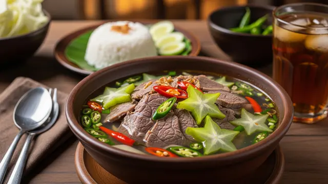 Ilustrasi Resep Asem-asem Daging Kuah Segar