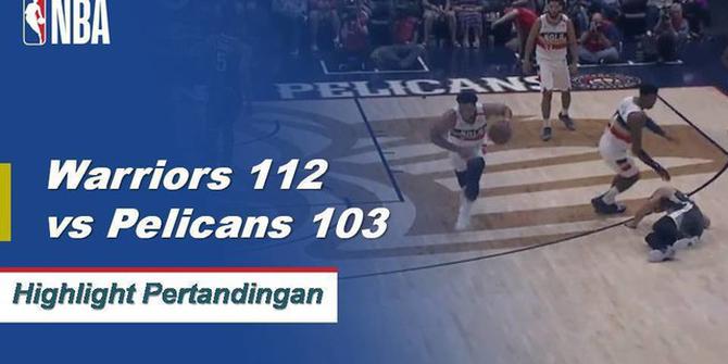 Cuplikan Hasil Pertandingan NBA : Warriors 112 Vs Pelicans 103