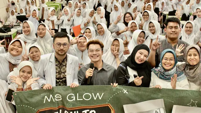 Suasana program Glow To School di SMK Taman Siswa 1 Jakarta, Februari 2024 (Foto: Dok. Tim Shandy Purnamasari)