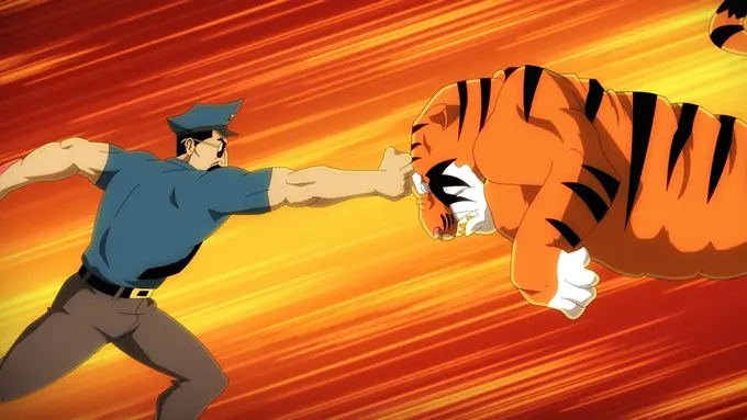 [Bintang] Hampir Sejam Taklukkan Harimau, Ternyata Polisi Ini Kecele, Kenapa?