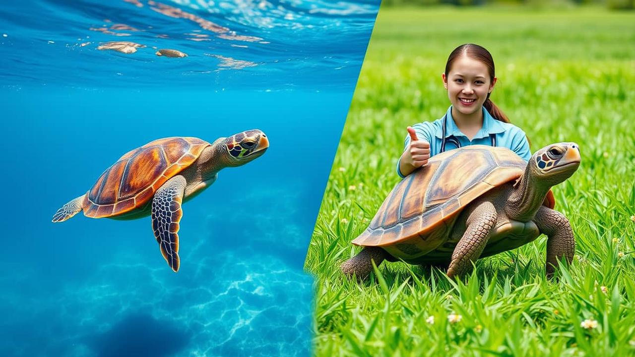 perbedaan penyu dan kura kura