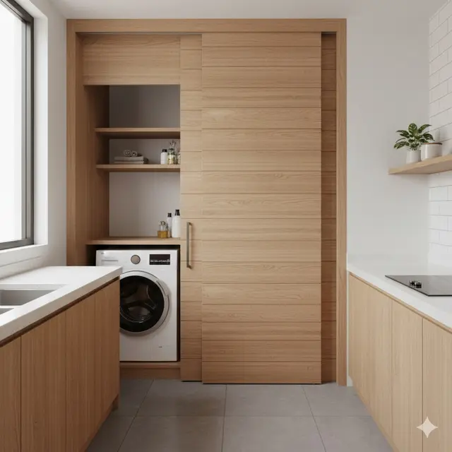 Model Dapur Rumah Kombinasi  Ruang Laundry
