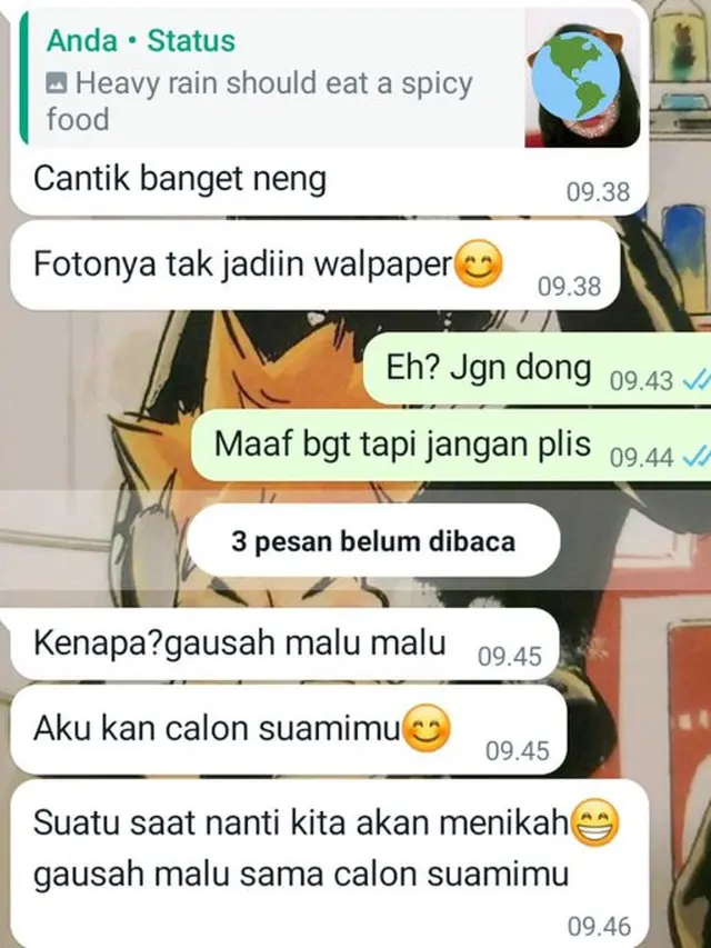 Enggak Punya Hubungan, 7 Chat dari Penggemar Ini Malah Bikin Kesal