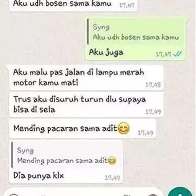 6 Alasan Putus karena Kelebihan dan Kekurangan Pacar Ini Bikin Senyum Kecut