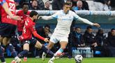 Calvin Verdonk menjalani akhir pekan ini dengan menjadi starter saat Lille bertandang ke markas Marseille dalam laga pekan ke-27 Ligue 1 2025/2026 di Stade Velodrome, Minggu (22//3/2026) malam WIB. (AFP/Pascal Pochard-Casabianca)