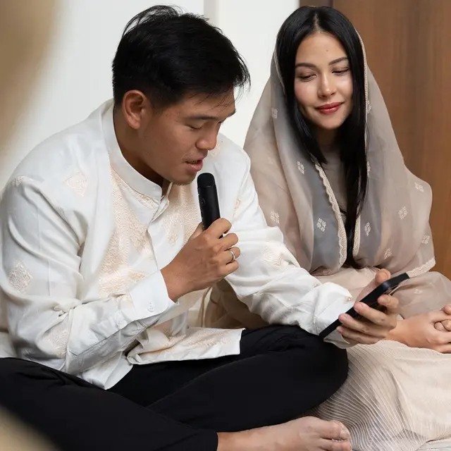 7 Potret Estelle Linden dan Suami Gelar Tasyakuran 7 Bulan Kehamilan, Penuh Suka Cita