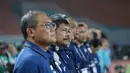 <p>Deretan pelatih Timnas Indonesia U-22 saat pertandingan melawan Mali U-22&nbsp;yang dilangsungkan di Stadion Pakansari, Bogor, Jawa Barat, Sabtu (15/11/2025). (Bola.com/M Iqbal Ichsan)</p>