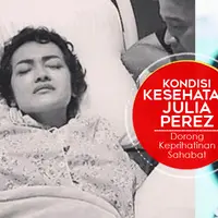 Kondisi Kesehatan Julia Perez Dorong Keprihatinan Sahabat. (Foto: Instagram/ruben_onsu dan juliaperrezz, Desain: Nurman Abdul Hakim/Bintang.com)