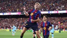 Barcelona Kalahkan Athletic Club 2-0, Puncaki La Liga Berkat Gol Raphinha dan Fermin
