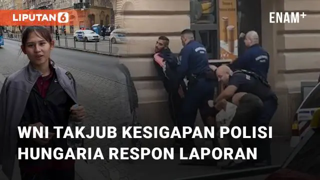 Seorang wanita asal Indonesia dibuat takjub ketika berada di Hungaria. Ia bersama rekannya terkejut dengan respon cepat polisi merespon laporan warga. Tiga polisi datang dengan mobil dan langsung mengamankan dua pria yang berkelahi.