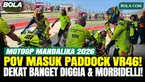 Bola.com merasakan pengalaman berada di paddock Pertamina Enduro VR46 Racing Team saat menjalani sesi free practice di Sirkuit Mandalika, Nusa Tenggara Barat, Jumat (9/10/2026) siang WITA. Dari dekat, terlihat aktivitas Fabio Di Giannantonio, yang ak...
