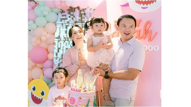 6 Potret Perayaan Ultah Anak Bungsu Ahok dan Puput Nastiti Devi, Penuh Keceriaan