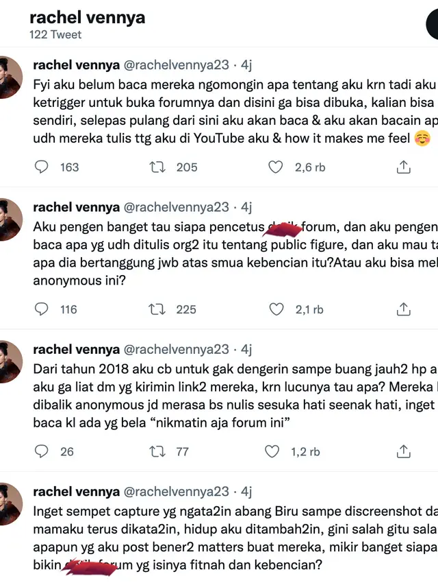 Rachel Vennya.