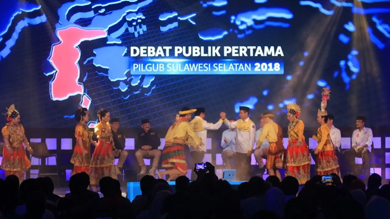 Debat Kontestan Pilgub Sulsel Sesi Kedua Digelar di Jakarta (Liputan6.com/ Eka Hakim)