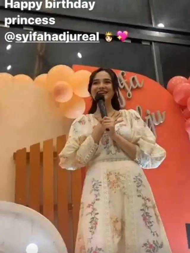 6 Potret Ulang tahun Syifa Hadju yang ke-22 tahun, Dihadiri Rekan Artis