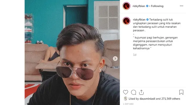 Rizky Febian (Foto: Instagram)