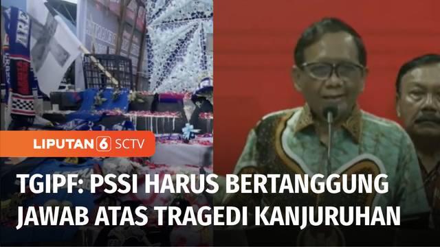 Hari ini TGIPF menyerahkan hasil investigasi tragedi kanjuruhan ke Presiden Joko Widodo. Pengurus PSSI harus bertanggung jawab atas tragedi kanjuruhan yang menewaskan 132 orang.