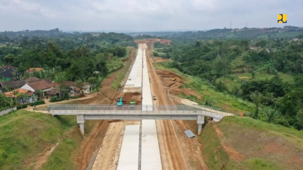 Jalan Tol Ciawi-Sukabumi sepanjang 54 kilometer (km). Dok PUPR
