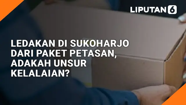 Ledakan Sukoharjo