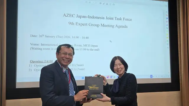 Ketua Kelompok Ahli Satgas AZEC sekaligus Ketua Delegasi Indonesia Raden Pardede menghadiri Asia Zero Emission Community-Expert Group Meeting ke-9 (AZEC-EGM). (Dok Kemenko Perekonomian)